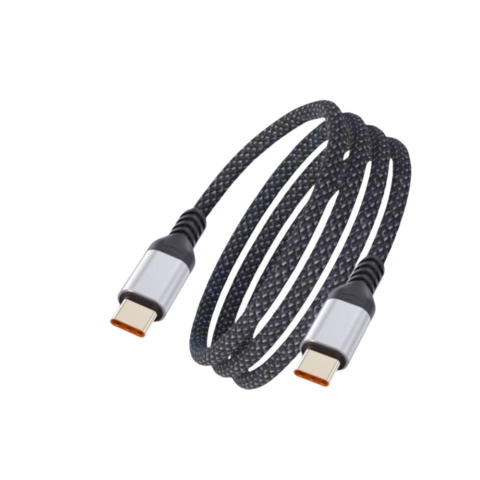 编织绳磁吸数据线双Type-C